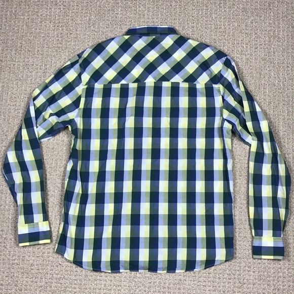 Men’s Wezc Long Sleeve Plaid Button down shirt XL - Picture 4 of 4